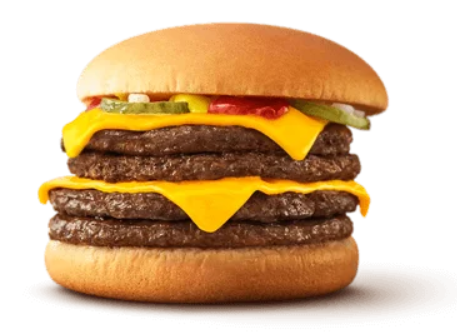 倍ダブルチーズバーガー